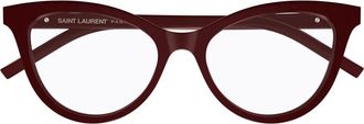 Saint Laurent Optisch Montuur - Dames - Brillen - Rood - ONE Size - Accessoires