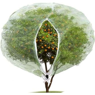 OEM (180 X 180 Cm) Malla Antiinsectos Y Antip&aacute;jaros Con Cremallera, Malla Para Jard&iacute;n Para Proteger Plantas, Frutas Y Flores De Las Plagas De Insectos - C