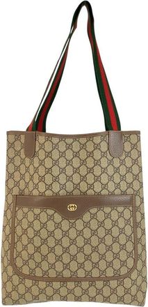 Gucci Gg Supreme Tote Shoulder Bag (Authentic Pre-Loved)