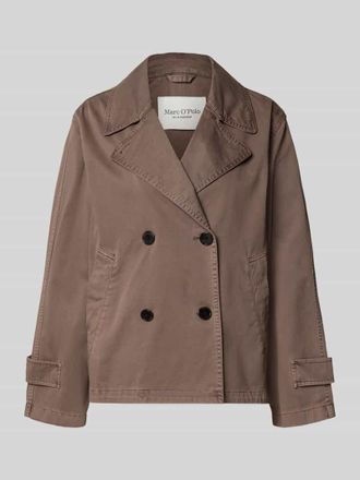 Marc O'Polo Regular Fit Trenchcoat aus reiner Baumwolle in Taupe, Gr&ouml;&szlig;e 42