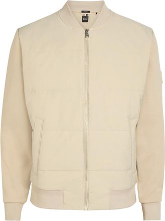BOSS Boss Skiles Quilted Shell and Cotton-blend Jacket - Beige - XL