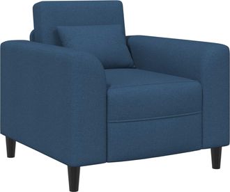 vidaXL Sill&oacute;n Azul Tela Vidaxl