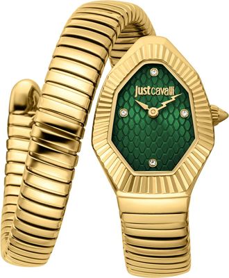 Just Cavalli Womens Snake 316L Stainless Steel Watch