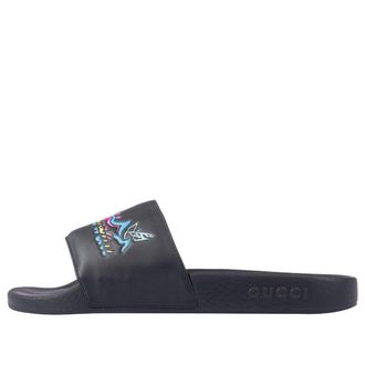 Gucci Pursuit Slide Hawaii - Black 630601-DIR00-1000