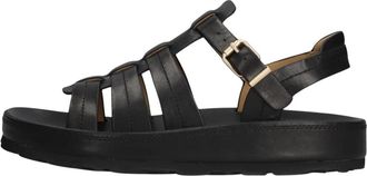 Stefano Lauran 7015A Sandalen - Dames - Sandalen - Zwart - 43 EU - Leer - Schoenen