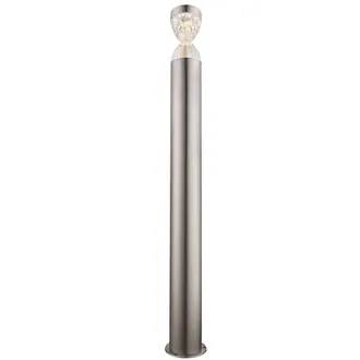 Globo Lighting Lampada Da Terra A Led Da Esterno Con Trama Luminosa In Acciaio Inox Per Veranda Globo 34008
