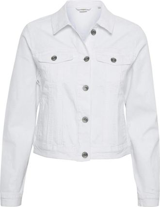 Cream Spijkerjasje met borstzakken - Dames - Zomerjassen - Wit - XS - Jassen