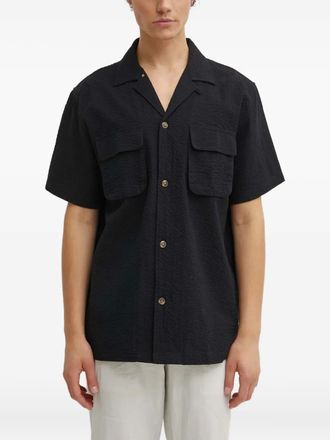Les Deux Camicia con taschino - Nero