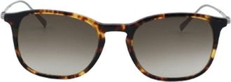 Ferragamo Tortoiseshell Rectangle Sunglasses - Brown