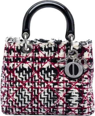 Dior Pre-owned Handbags, female, Multicolor, Size: ONE SIZE Pre-owned Lady Dior Handbag