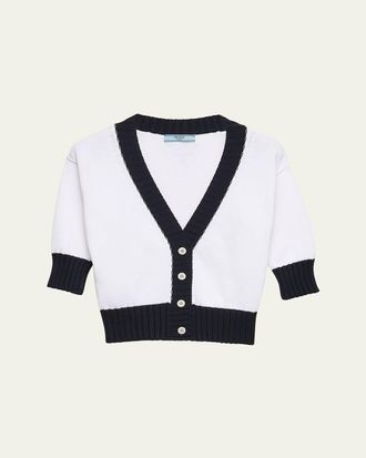 Cardigan Prada Black size S International in Cotton - 47687000