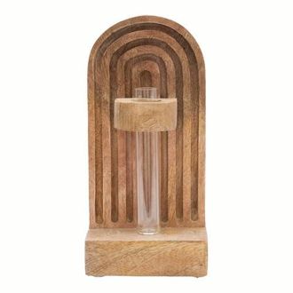 Foreside Home And Garden Mela Arched Bud Vase in Brown at Nordstrom