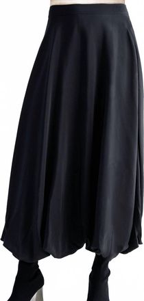 Go Silk Bubbled Up Skirt In Black