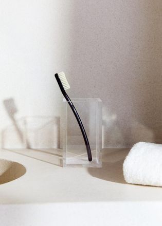 Mango Bicchiere spazzolino da denti acrilico grigio ghiaccio - Home - Taglia unica - MANGO HOME