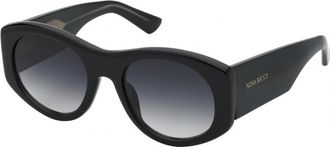 Nina Ricci Womens SNR396 54 540700 Sunglasses - Black - One Size