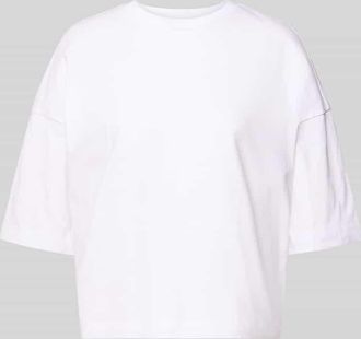 OPUS T-Shirt mit &uuml;berschnittenen Schultern Modell Sarenzi in Weiss, Gr&ouml;&szlig;e L