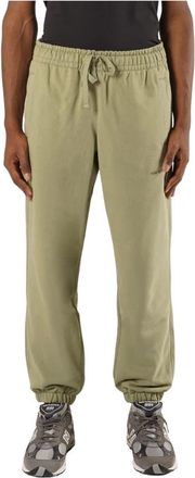 New Balance Comfortabele Trainingsbroeken - Heren - Sweatpants - Groen - XL - Katoen - Broeken