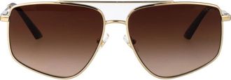 Jimmy Choo London Jc 4011 Pilot Zonnebril - unisex - Zonnebrillen - Geel - 58 MM - Accessoires