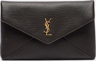 Saint Laurent Cassandre leather pouch