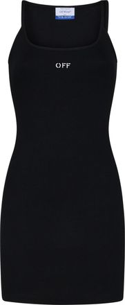 Off-white Off Stamp Mini Dress