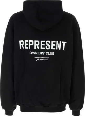 Represent Mens Owners Sweatshirt Black Cotton Sweater