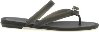 Ferragamo Schoenen, Dames, Zwart, 36 EU, Jealsa Teenslippersandaal