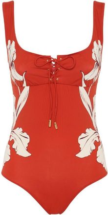 La DoubleJ Womens Sunset Swimsuit In Iris Placée