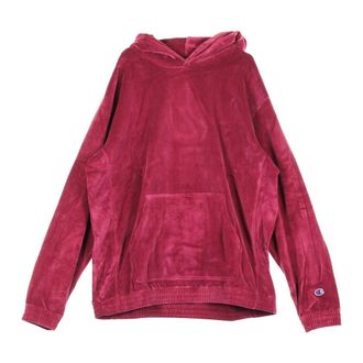 Champion Hoodies, male, Red, Size: L Hooded Sweatshirt