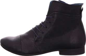 Think Nappa Leren Enkellaars - Dames - Schoenen - Blauw - Maat: 40 1/2 EU Leer