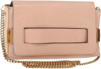 Chlo&eacute; Pre-owned Shoulder Bags, female, Pink, Size: ONE SIZE Pre-owned Shoulder Bag
