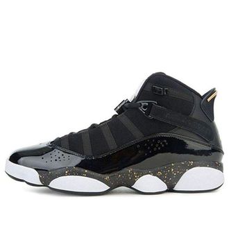 Air Jordan 6 Rings Black Metallic Gold 322992-007
