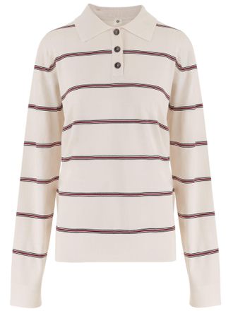 The Garment Multicolor Striped Viscose-Blend Polo Shirt