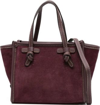 Gianni Chiarini Miss Marcella Suede Tote Bag - Dames - Handtassen - Rood - ONE Size - Leer - Tassen
