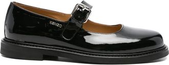 Kenzo Mocassini Smile con fibbia - Nero