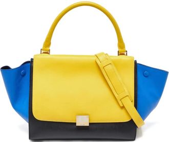Celine Borsa a spalla in pelle - Giallo