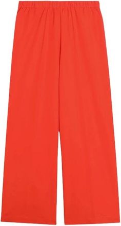 Aspesi Wijde broek - Dames - Wijde Broeken - Rood - M - Katoen - Broeken