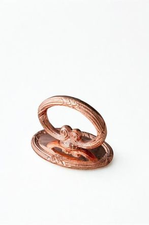 Coppermill Kitchen Vintage Inspired Copper Napkin Rings with Embossed Cross & Bow Pattern - Set of 2 at Nordstrom