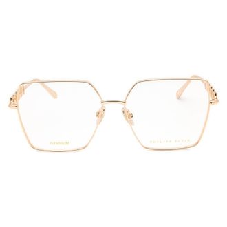 Philipp Plein VPP071M0300 Square Full Rim Metal Eyeglasses - Rose gold