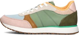 Woden Schoenen, Dames, Veelkleurig, 37 EU, Leer, Stijlvolle Comfort Sneakers Ronja
