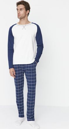 Trendyol Heren Ronde hals Pyjama Set