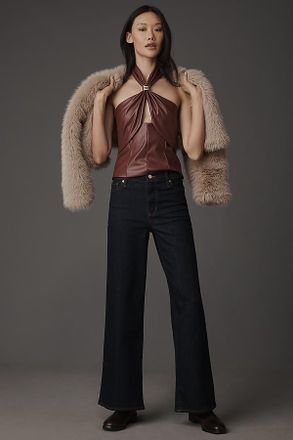 Frame Denim Le Slim Palazzo High-Rise Wide-Leg Jeans