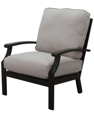Courtyard Casual Madison Club Chair Alum Frame
