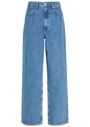 Rag & Bone Rag & Bone Logan Wide-leg Jeans - Blue - 30 (W30 / UK12 / M)