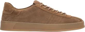 Estro & Luminara Lage Velours Sneakers - Dames - Sneakers - Bruin - 39 EU - Leer - Schoenen