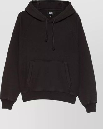 Stüssy drawstring hooded sweatshirt kangaroo pocket