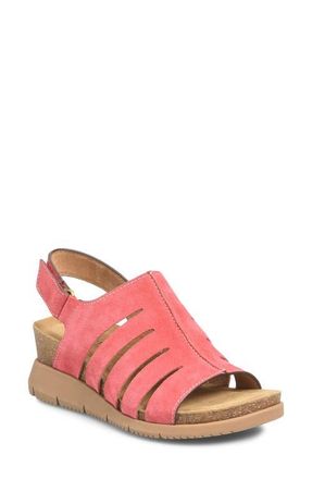 COMFORTIVA Scottie Slingback Wedge Sandal in Rose at Nordstrom, Size 6.5