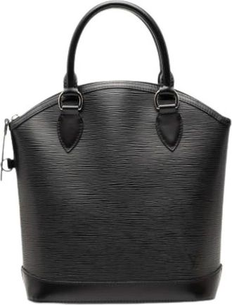 Louis Vuitton Pre-owned Handbags, female, Black, Size: ONE SIZE Pre-owned Lockit
