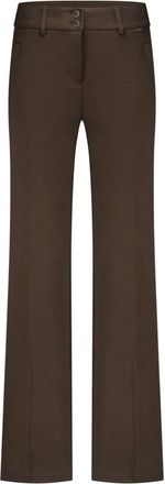 Red Button Colette Punta Ritsen - Dames - Broeken - Bruin - Maat: L Viscose