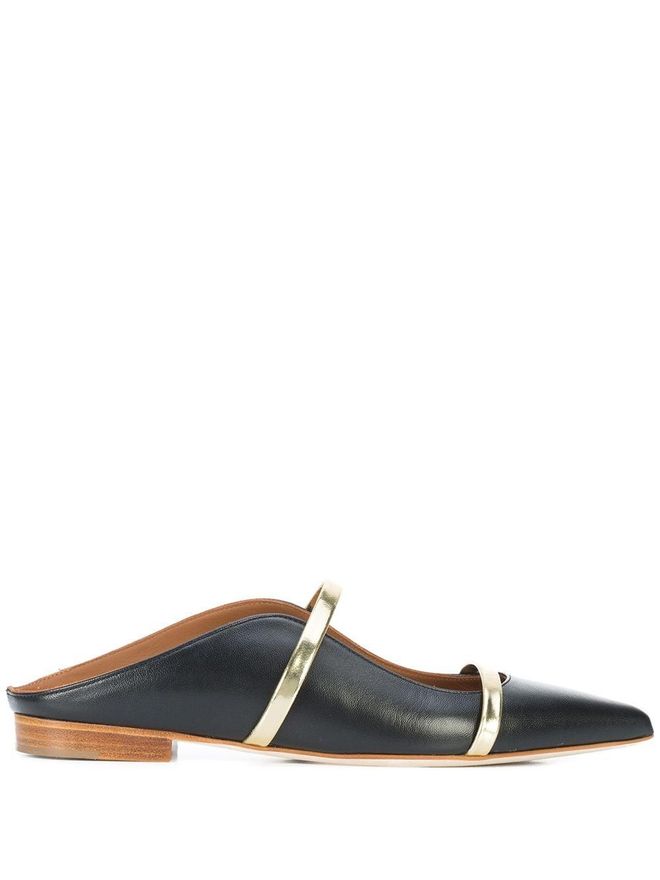 Mules Maureen con suola piatta - Nero