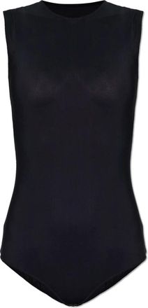 Maison Margiela Mouwloze Bodysuit - Dames - Bodies - Zwart - S - Tops
